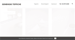 Desktop Screenshot of gembinski-teppiche.com
